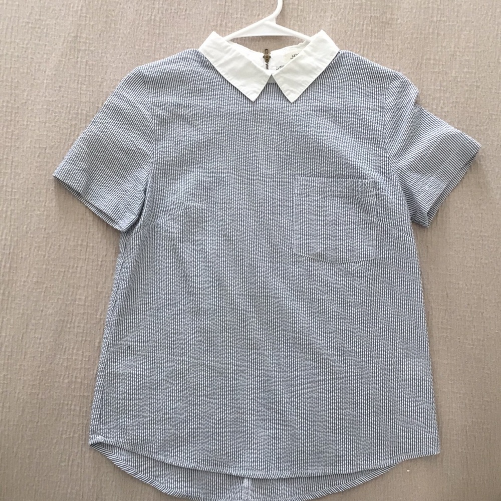 Pinstriped Blouse